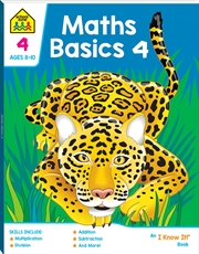 Buy School Zone Math Basics 4 I Know It Book