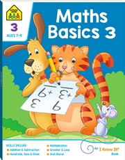 Buy School Zone Maths Basics 3 I Know It Book