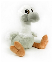 Buy 25cm Grey/White Sitting Emu