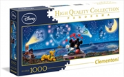 Clementoni Disney Puzzle Mickey and Minnie Panorama 1000 Pieces | Merchandise