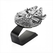 Star Wars Pewter Millennium Falcon w Stand Replica | Merchandise