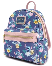 Loungefly - Lilo and Stitch - Scrump Floral Mini Backpack | Apparel