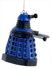 Doctor Who - 2.5" Dalek (Blue) Blow Mold Christmas Ornament | Collectable
