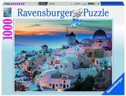 Buy Ravensburger - Evening in Santorini Puzzle 1000 Pieces
