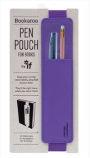Bookaroo Pen Pouch For Books - Purple | Merchandise