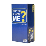 Buy Do You Know Me Card Game
