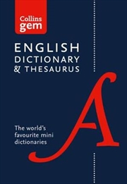 Buy Collins Gem Dictionary and Thesaurus [6th Edition]
