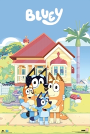 Bluey Family House Poster | Merchandise