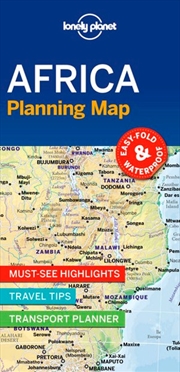 Buy Lonely Planet Africa Planning Map