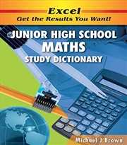 Buy Excel Junior High School Maths Study Dictionary Years 7-10