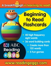 Buy ABC Reading Eggs Level 2 Beginning to Read Flashcards Ages 5-7