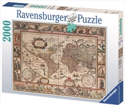 Buy Ravensburger - 2000 Piece Map of World From 1650 Jigsaw Puzzle