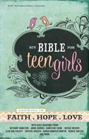 Buy NIV Bible For Teen Girls - Growing in Faith, Hope, and Love