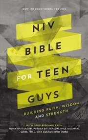 Buy NIV Bible For Teen Guys - Building Faith, Wisdom And Strength