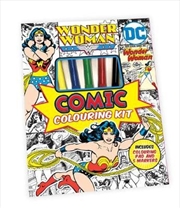 Wonder Woman: Comic Colouring Kit (DC Comics) | Paperback Book