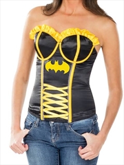Buy Batgirl Corset Adult Costume: Size Large