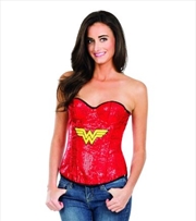 Buy Wonder Woman Sequin Corset Costume: Small