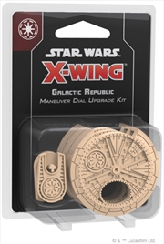 Star Wars X-Wing 2nd Edition Galactic Republic Maneuver Dial Upgrade Kit | Merchandise