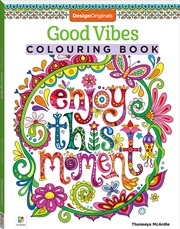Design Originals: Good Vibes | Colouring Book