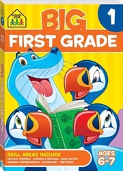 School Zone Big First Grade Workbook | Paperback Book