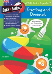 Back to Basics - Fractions & Decimals Years 3-4 | Paperback Book