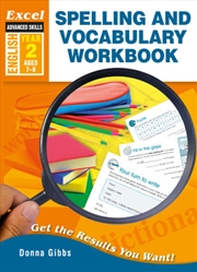 Buy Excel Advanced Skills Workbook: Spelling and Vocabulary Workbook Year 2