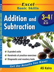 Buy Excel Basic Skills Workbook: Addition and Subtraction Years 3-4