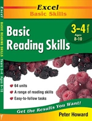 Buy Excel Basic Skills Workbook: Basic Reading Skills Years 3-4