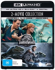 Buy Jurassic World / Jurassic World - Fallen Kingdom | Blu-ray + UHD - 2 Movie Franchise Pack