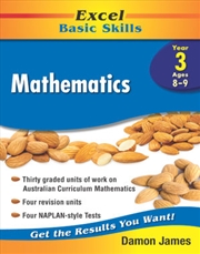 Buy Excel Basic Skills Workbook: Mathematics Year 3