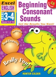 Buy Excel Early Skills English Book 3: Beginning Consonant Sounds Ages 3-4