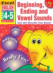 Buy Excel Early Skills English Book 6: Beginning, Ending and Vowel Sounds Ages 4-5