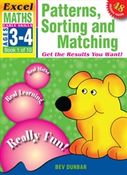 Buy Excel Early Skills Maths Book 1: Patterns, Sorting and Matching Ages 3-4