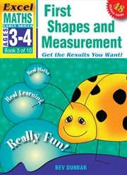 Buy Excel Early Skills Maths Book 3: First Shapes and Measurement Ages 3-4