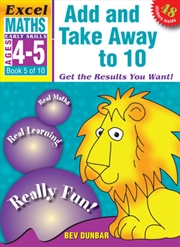 Buy Excel Early Skills Maths Book 5: Add and Take Away to 10 Ages 4-5