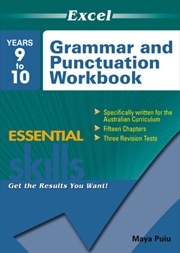 Excel Essential Skills: Grammar and Punctuation Workbook Years 9-10 | Paperback Book