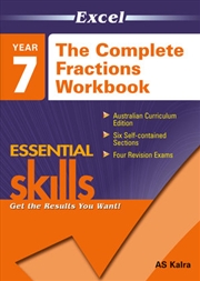 Buy Excel Essential Skills: The Complete Fractions Workbook Year 7