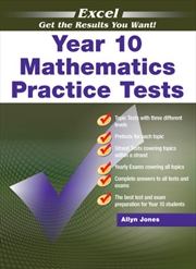 Excel Mathematics Practice Tests Year 10 | Paperback Book