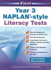 Excel NAPLAN*-style Literacy Tests Year 3 | Paperback Book