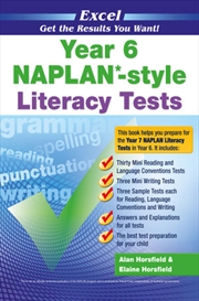 Excel NAPLAN*-style Literacy Tests Year 6 | Paperback Book
