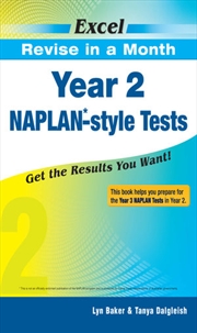 Excel Revise in a Month NAPLAN*-style Tests Year 2 | Paperback Book