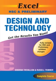 Excel Study Guide: HSC & Preliminary Design and Technology (with HSC cards) Years 11-12 | Paperback Book
