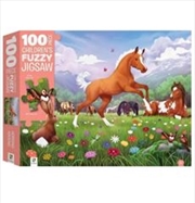 Horsing Around: Fuzzy Jigsaw 100 Piece | Merchandise