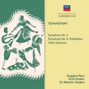 Tchaikovsky Symphonies 4 & 6 - Violin Concerto | CD