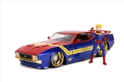 Buy Captain Marvel - 1973 Ford Mustang Mach 1 1:24 Scale Hollywood Ride