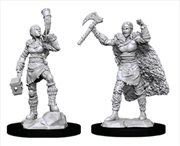 Dungeons & Dragons - Nolzur’s Marvelous Unpainted Minis: Female Human Barbarian | Games