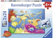 Ravensburger - Colourful Underwater World Puzzle 2x24 Piece Puzzle | Merchandise
