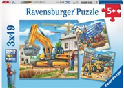Buy Ravensburger - Construction Vehicle 3x49 Piece Puzzle