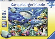 Ravensburger - Reef of the Sharks Puzzle 100 Piece    | Merchandise