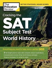 Princeton Review SAT Subject Test World History Prep, 3rd Edition | Paperback Book